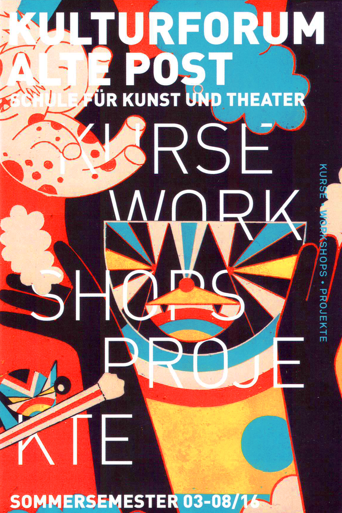 Das Cover des Sommerprogramms gestaltete der international bekannte Illustrator Roman Klonek