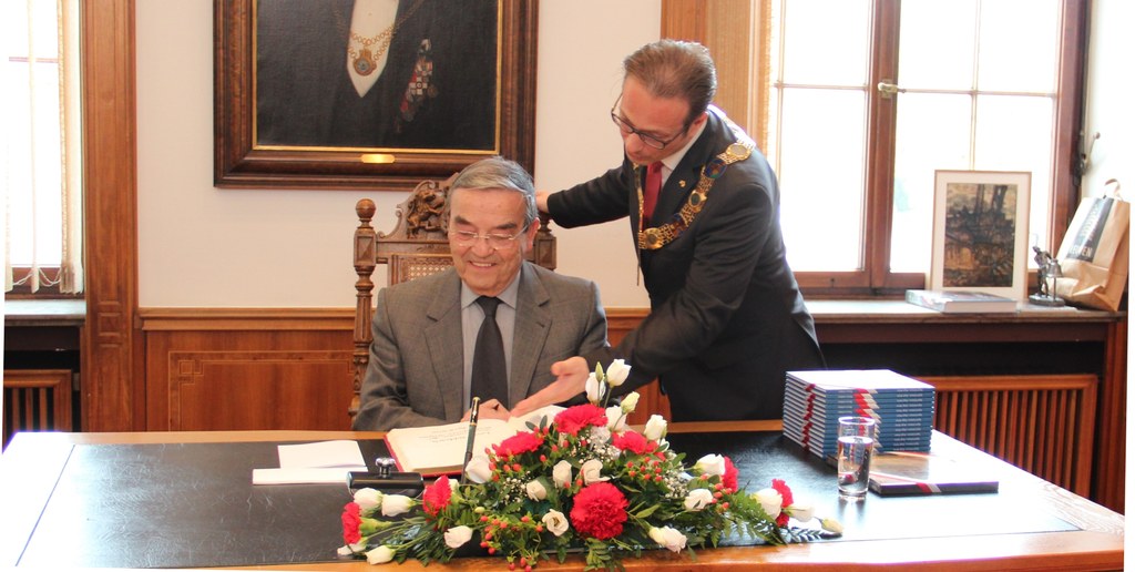 Leuvens Bürgermeister zu Besuch
