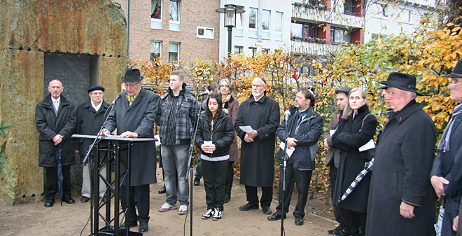 Bild zur der Gedenkstunde zum 9. November 2010: Panorama