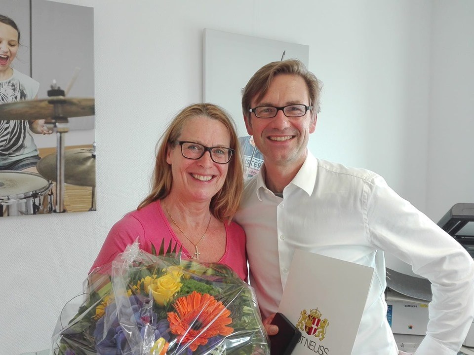 Schon 25 Jahre an der Musikschule: Regina Schmitz