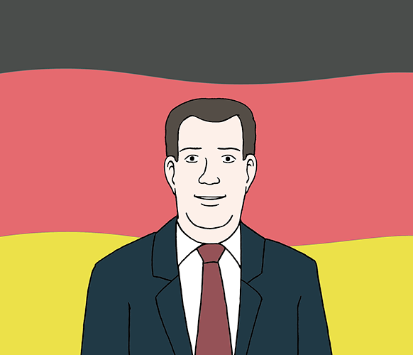 Bundes-Kanzler von Deutschland.