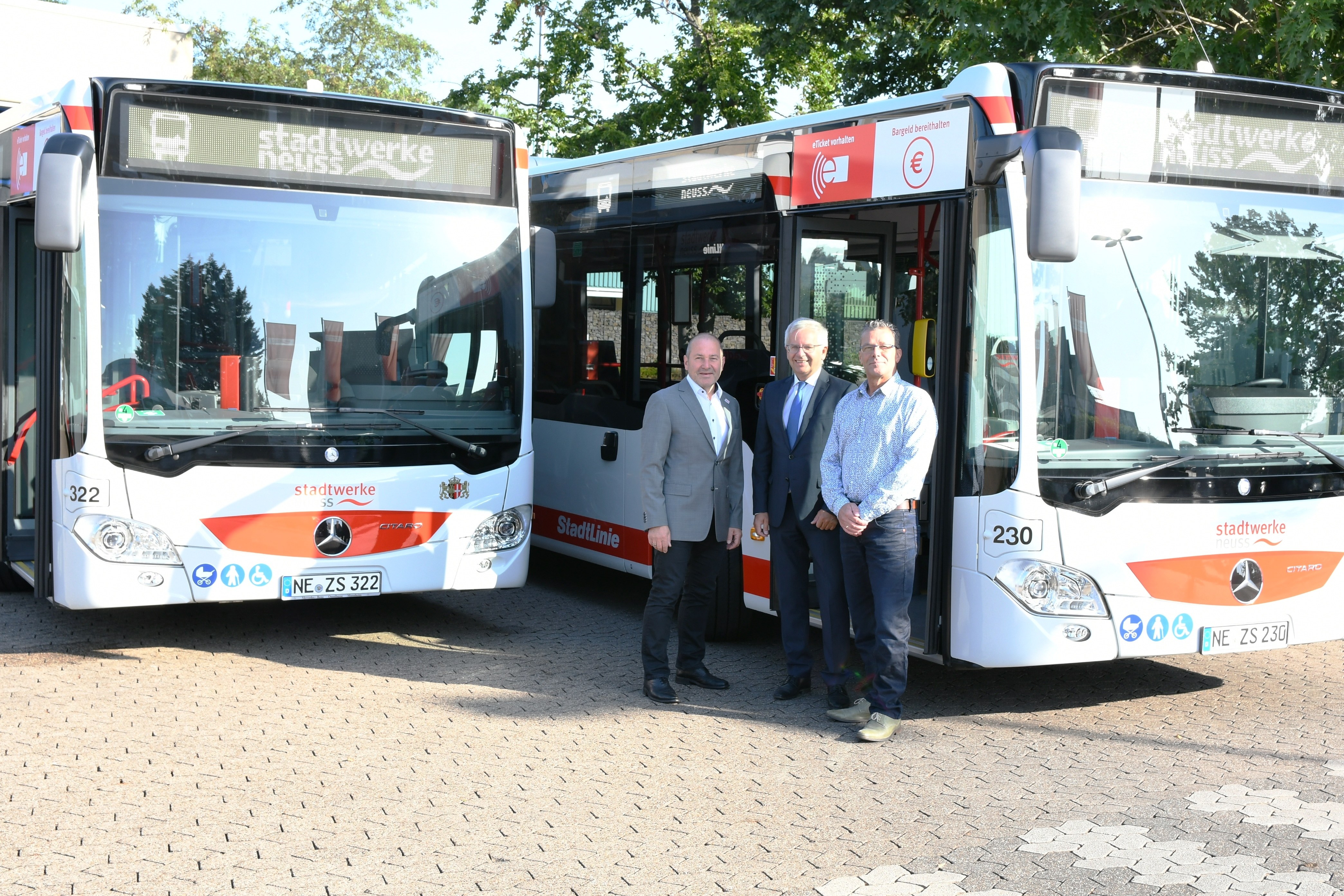 Neue Hybrid-Busse der SWN Neue Hybrid-Busse der SWN