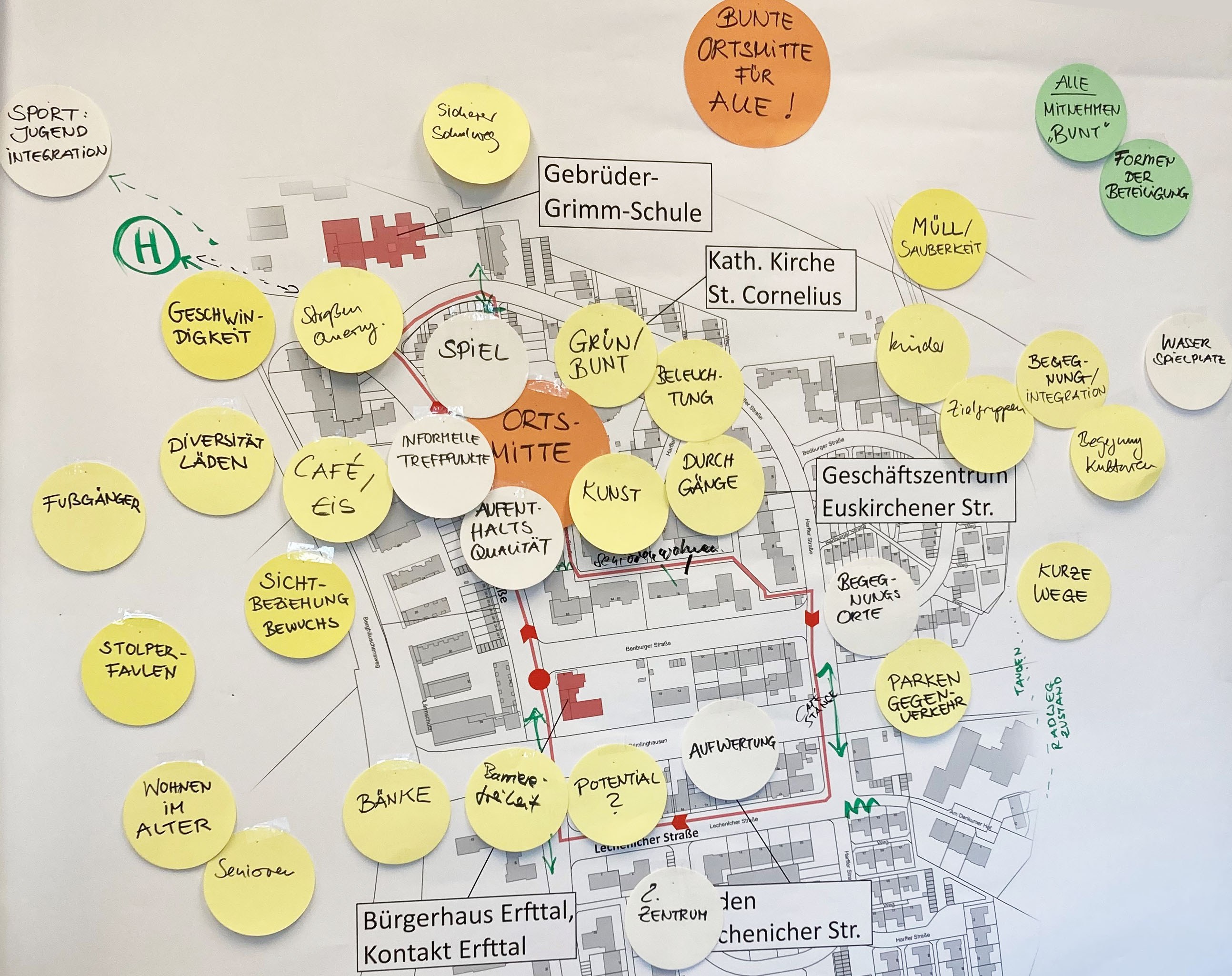 Ergebnisse der Stadtteilspaziergänge 2023 Ergebnisse der Stadtteilspaziergänge 2023