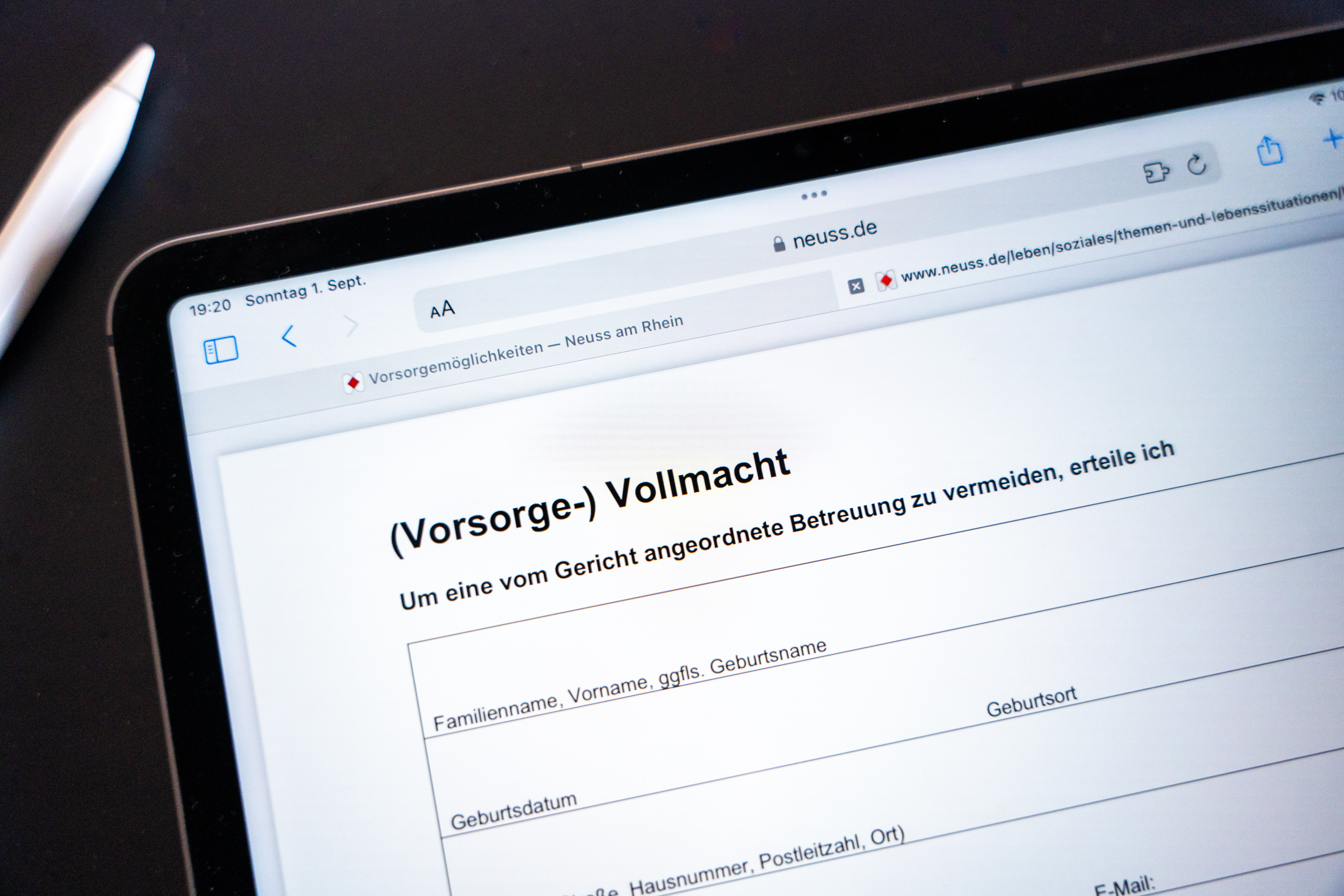 Betreuungsbehörde berät zu Vorsorgemöglichkeiten Betreuungsbehörde berät zu Vorsorgemöglichkeiten