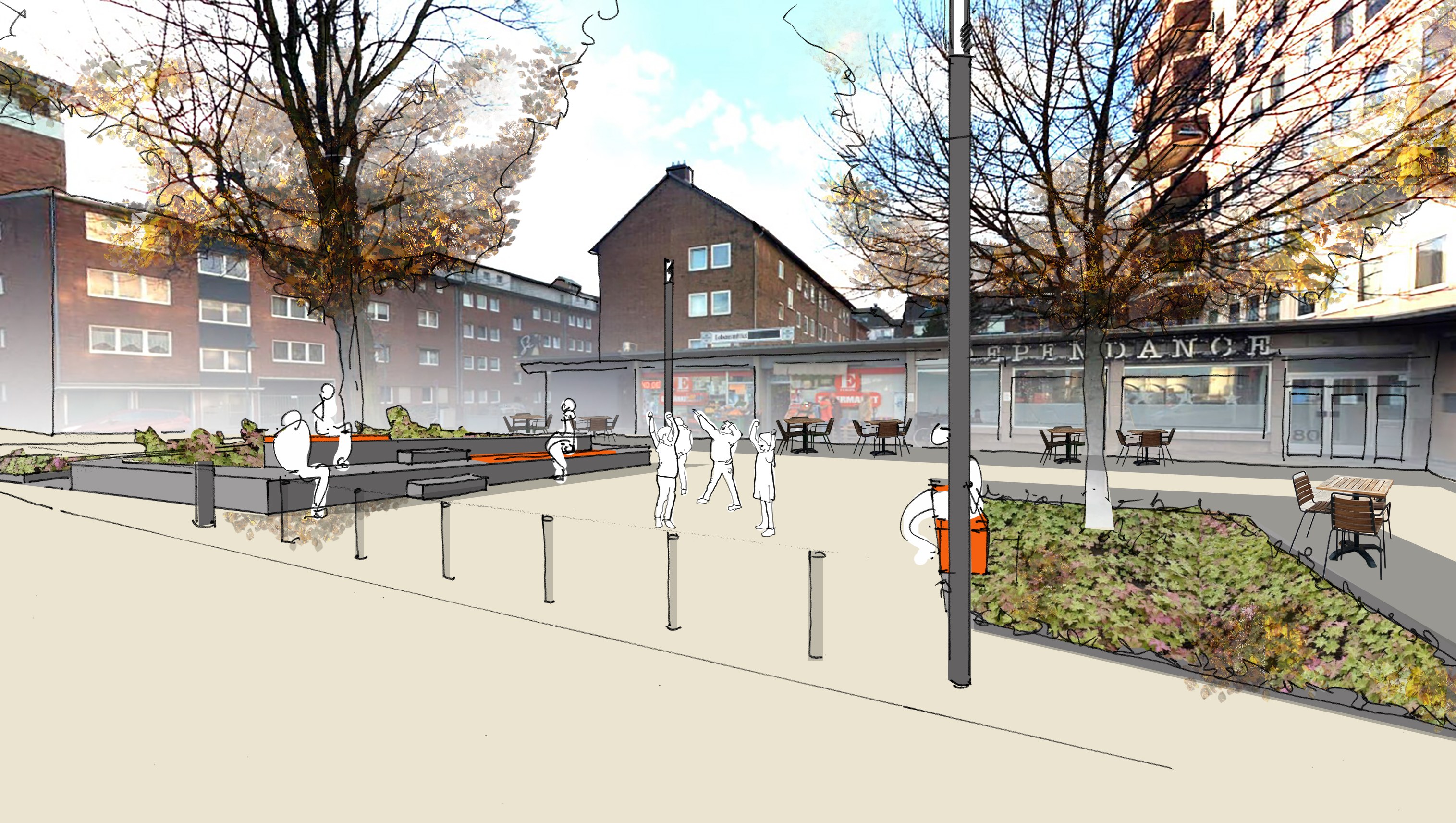 Platz an der Düsseldorfer Straße