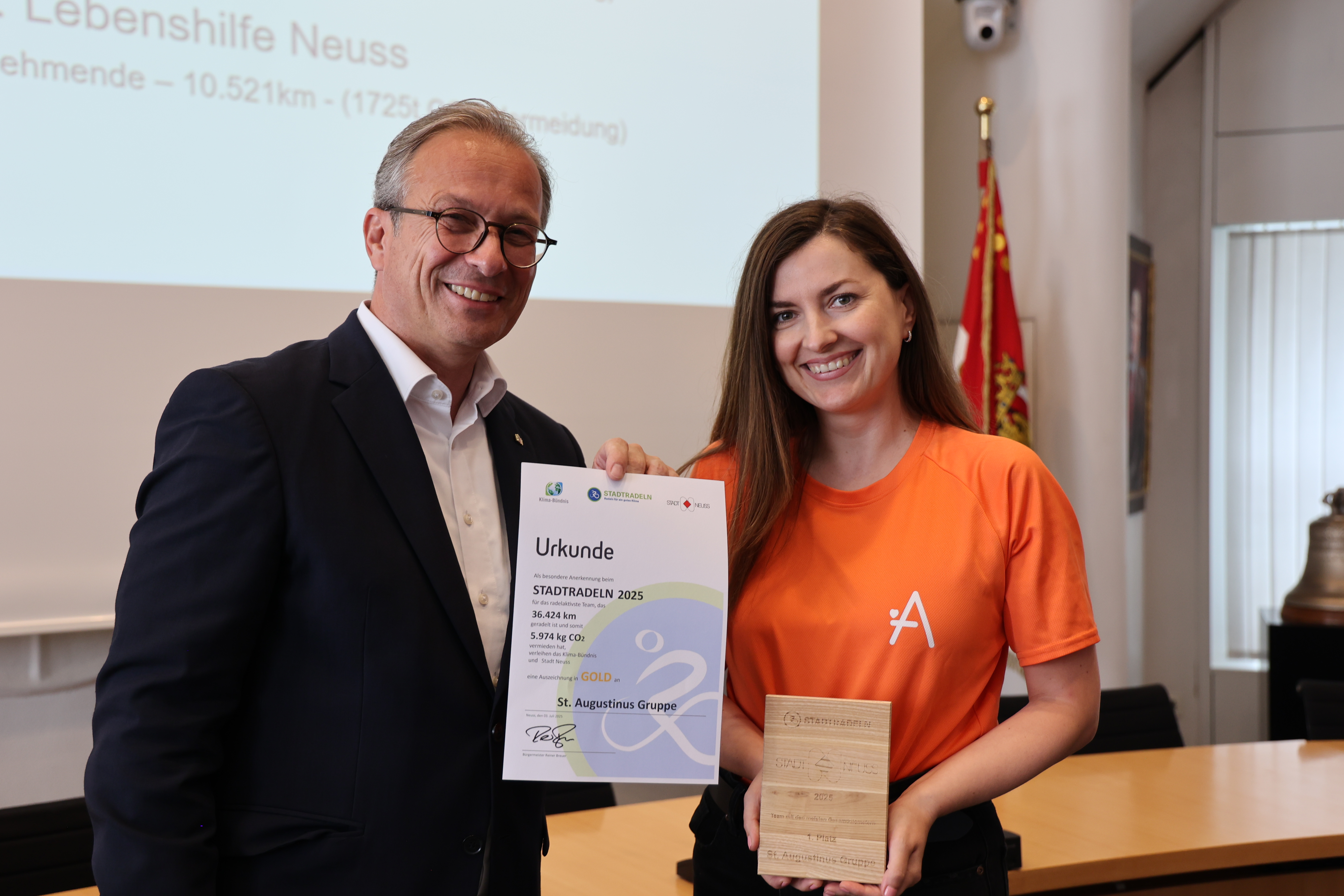 Stadtradeln 2025: erster Preis meiste Gesamtkilometer