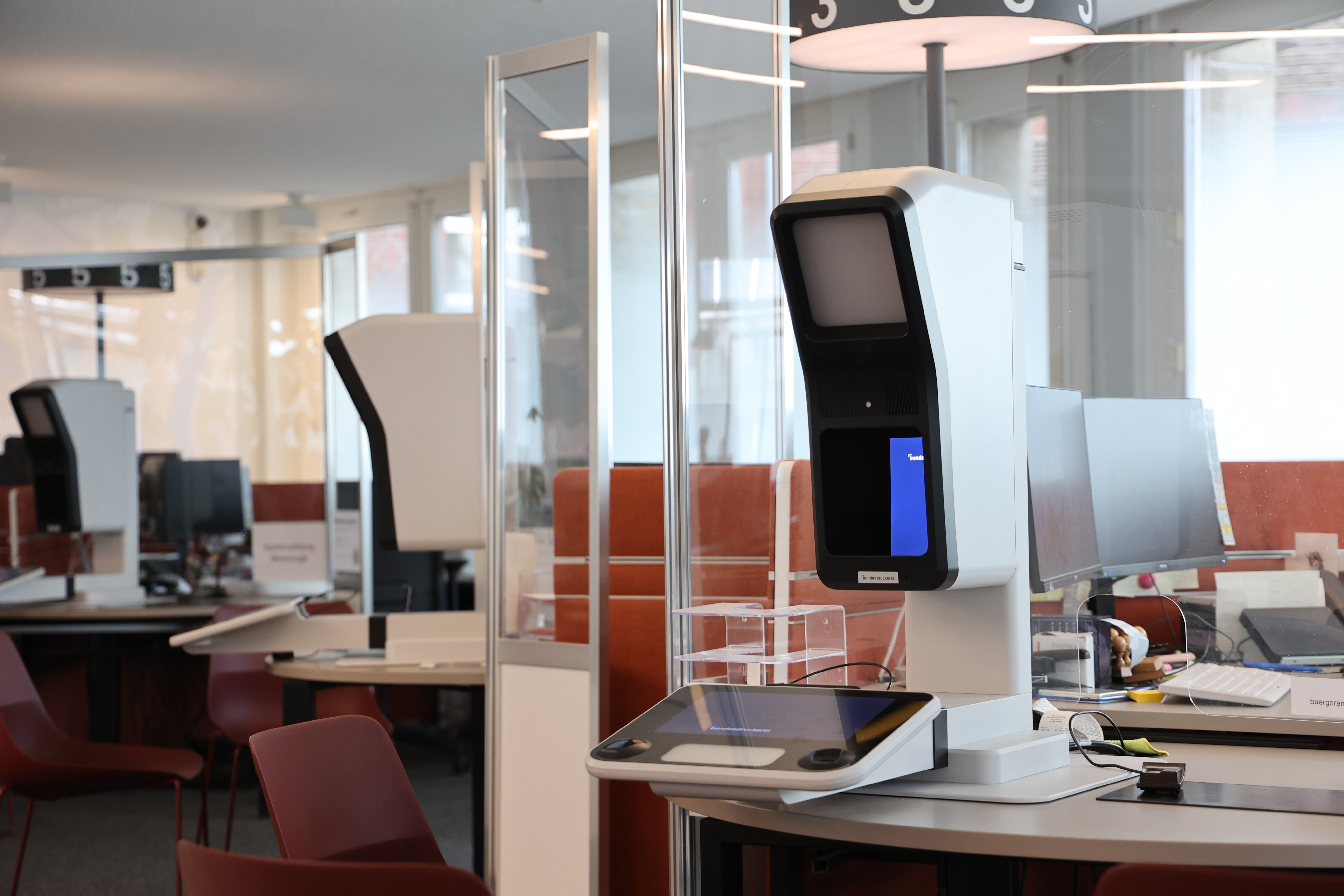 Foto-Automaten im Bürgeramt