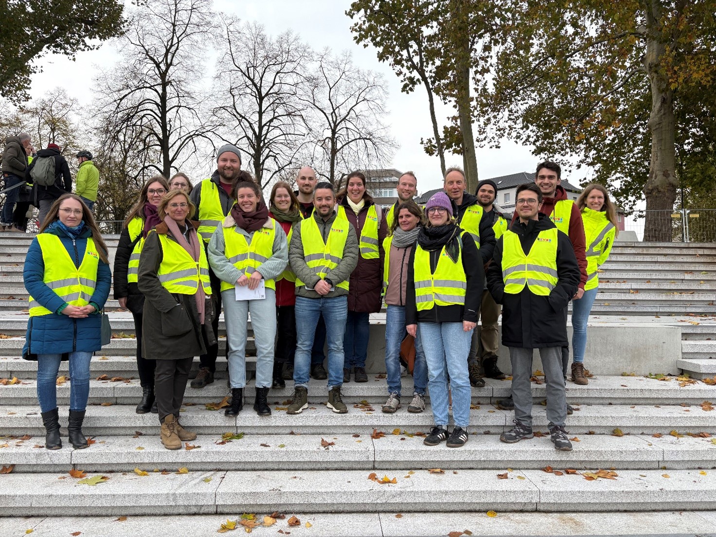 Klimaallianz aus Vertretern der Kommunen des Rhein-Kreis Neuss sowie des Kreises besuchen Gelände der Landesgartenschau Neuss 