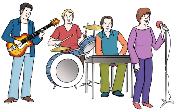 Musik-Gruppe.