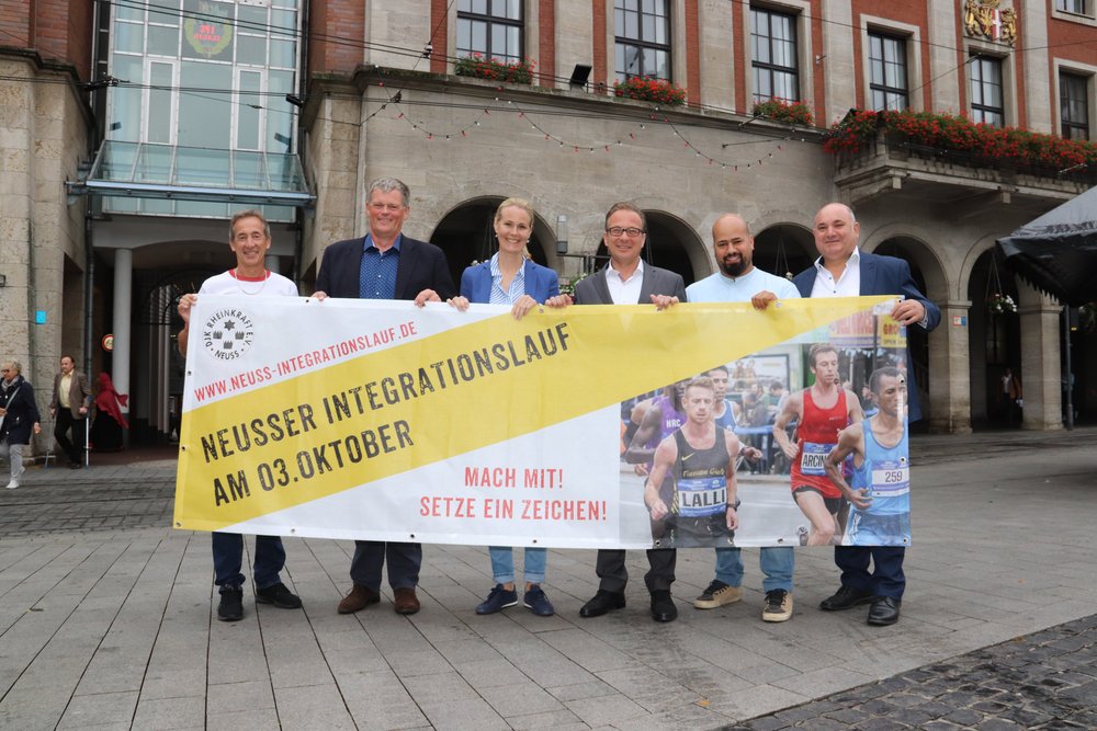 Mitlaufen beim 1. Neusser Integrationslauf