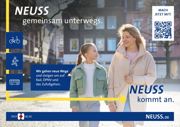 Kampagnenplakat Neuss kommt an 