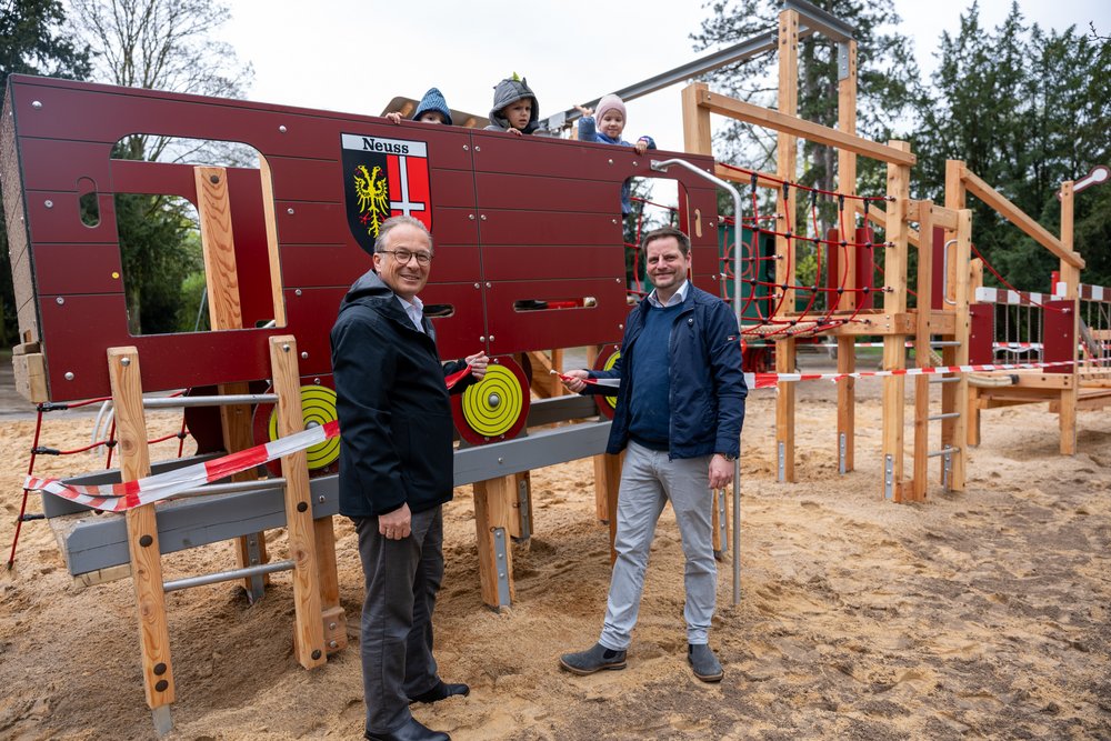 Neuer Spielplatz im Alten Stadtgarten