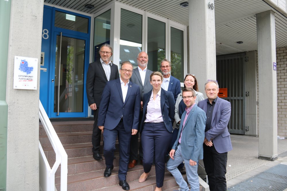 Neuer Lotsenpunkt in Furth-Mitte
