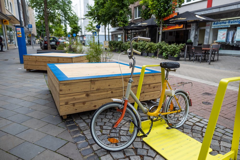 Freiluft-Sprechstunde in der Innenstadt