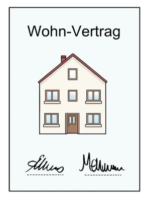 Wohn-Vertrag.