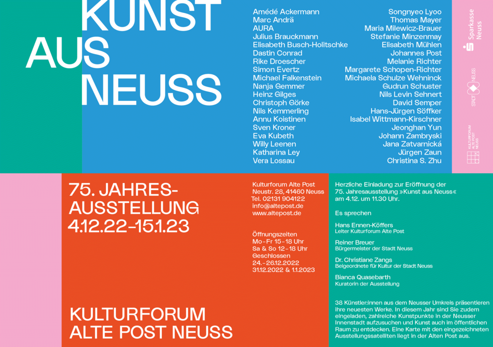 75. Jahresausstellung Kunst aus Neuss