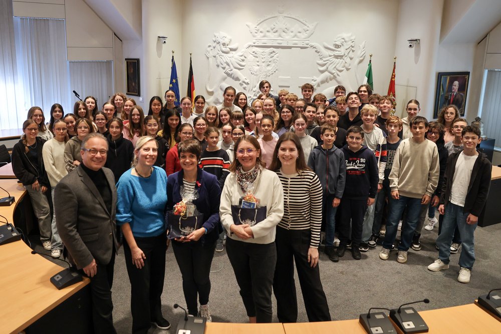 Empfang im Rathaus