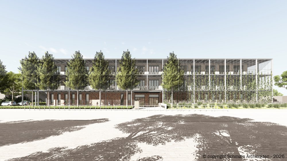 Neubau der Dreikönigenschule auf der Weberstraße