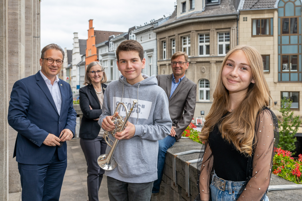 Ständchen vom Rathausbalkon