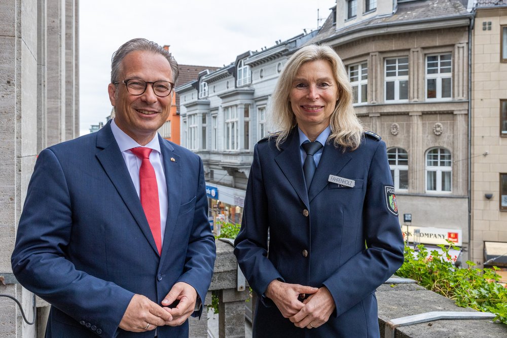 Austausch mit der neuen Polizeidirektorin