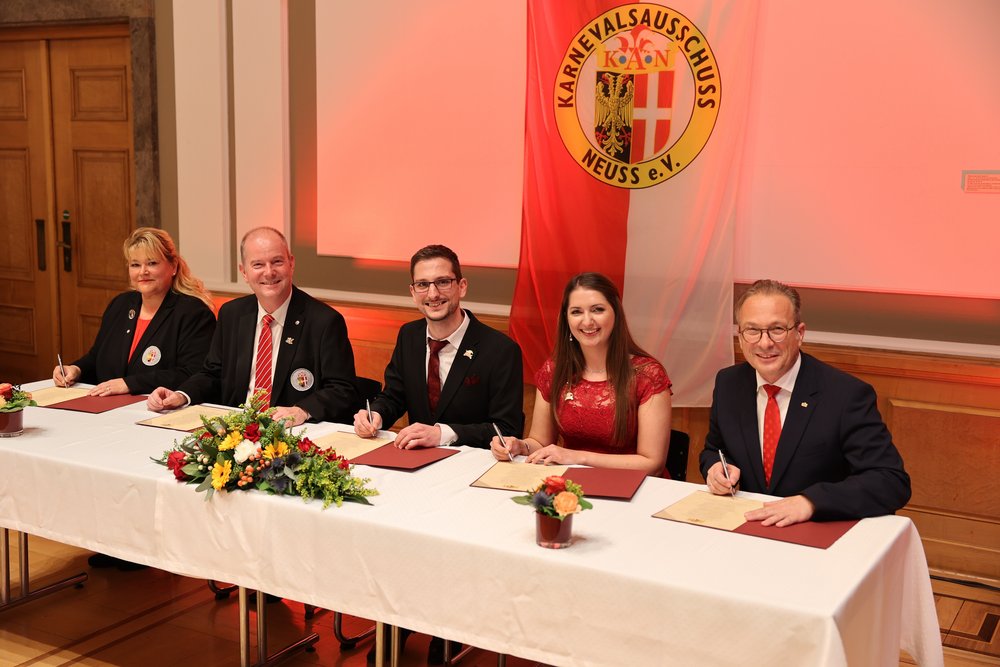 Prinzenpaargelöbnis im Neusser Rathaus