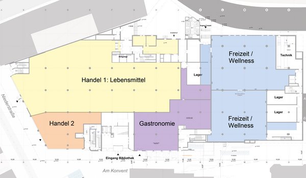 Vermarktungsplan des Komplexes