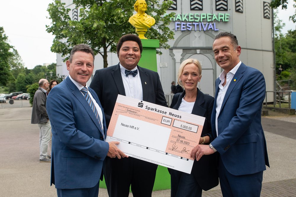 Spendenaktion des Neusser Bauvereins