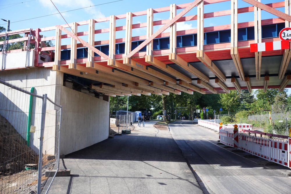 Arbeiten der Deutschen Bahn: Vollsperrung der Weberstraße