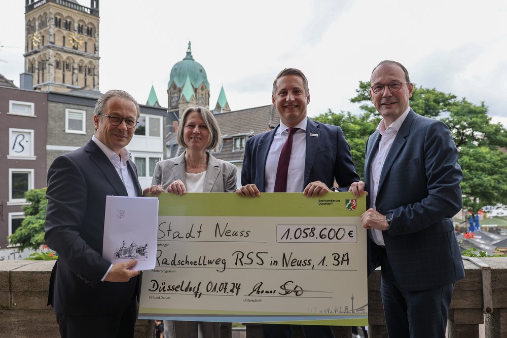 Neuss erhält Fördermittel für den Radschnellweg 5