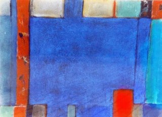 Christa Kolling #5: Vibration in blau