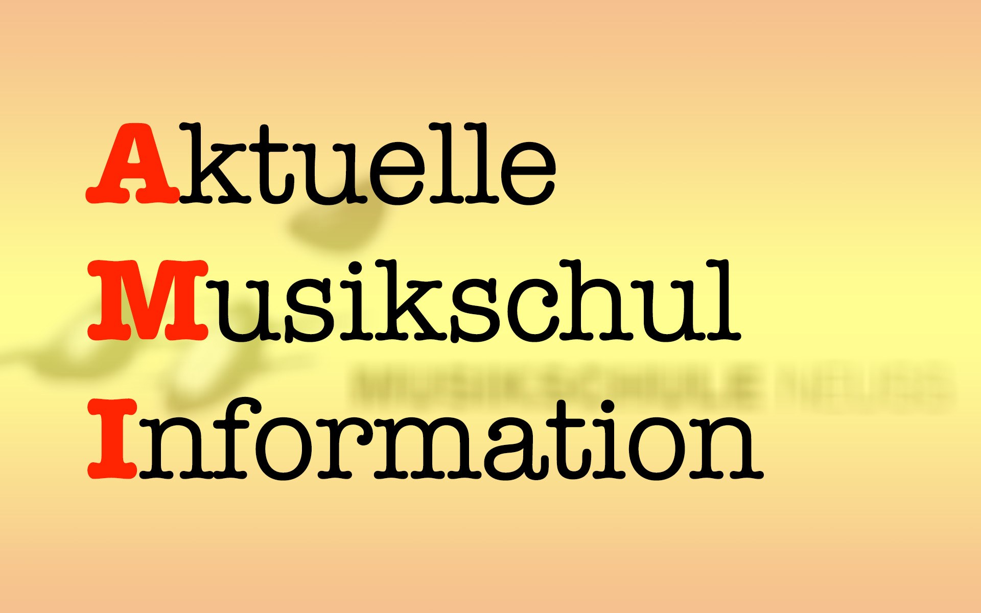 Logo »Aktuelle Musikschulinformation«