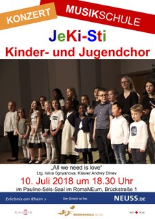 Der JeKi-Sti Kinder- und Jugendchor im Konzert!