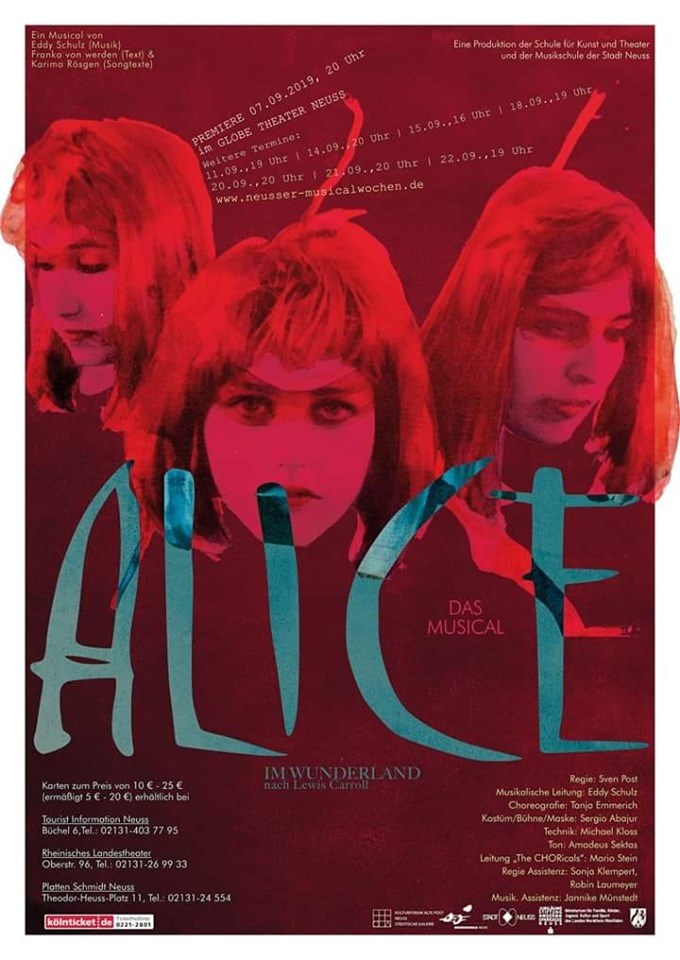 Plakat zu „Alice im Wunderland“