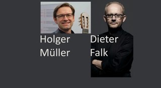 Der bekannte Komponist und Musikproduzent Professor Dieter Falk und Holger Müller, Leiter der Musikschule der Stadt Neuss diskutieren zum Thema musikalische Bildung für Jugendliche