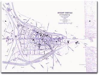 Neusser Stadtplan 1873