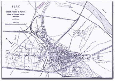 Neusser Stadtplan 1904
