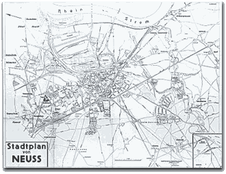 Neusser Stadtplan 1943