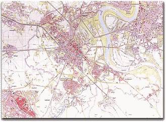 Neusser Stadtplan 1961