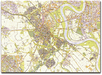 Neusser Stadtplan 1969