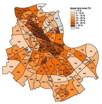 Modal-Split-Verteilung