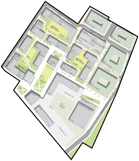 Entwurf des neuen Quartiers.